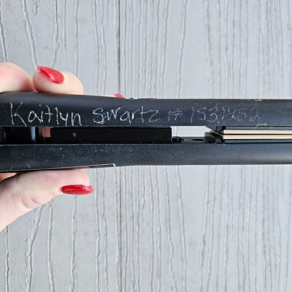 ANDIS 67095 1" ceramic clamp professional hair straightening flat iron pre owned - Picture 6 of 16